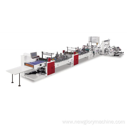 Tension-free European bag edge sealing bag-making machine